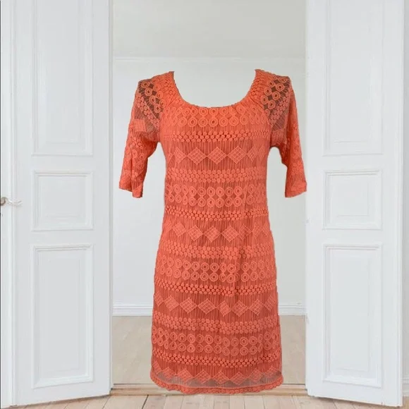 Rabbit Rabbit Rabbit | Dresses | Rabbit Rabbit Rabbit Designs Coral Sheath Embroidered Lace Dress Womens Size 5 | Poshmark Rabbit Rabbit Rabbit | Dresses | Rabbit Rabbit Rabbit Designs Coral Sheath Embroidered Lace Dress Womens Size 5 | Poshmark